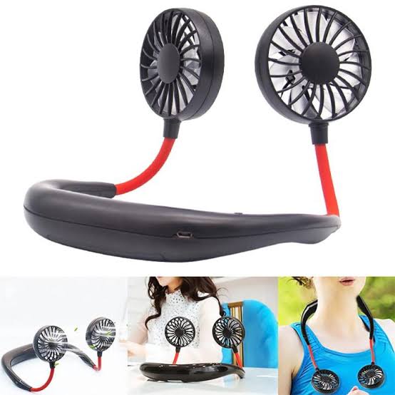 Portable Neck Fan | Rechargeable Mini USB Fan | Wearable Fan Box Pack