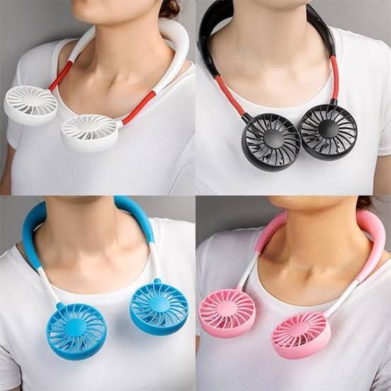Portable Neck Fan | Rechargeable Mini USB Fan | Wearable Fan Box Pack