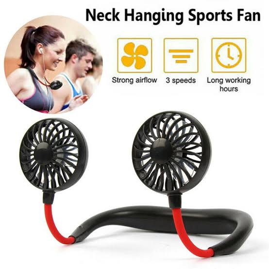 Portable Neck Fan | Rechargeable Mini USB Fan | Wearable Fan Box Pack