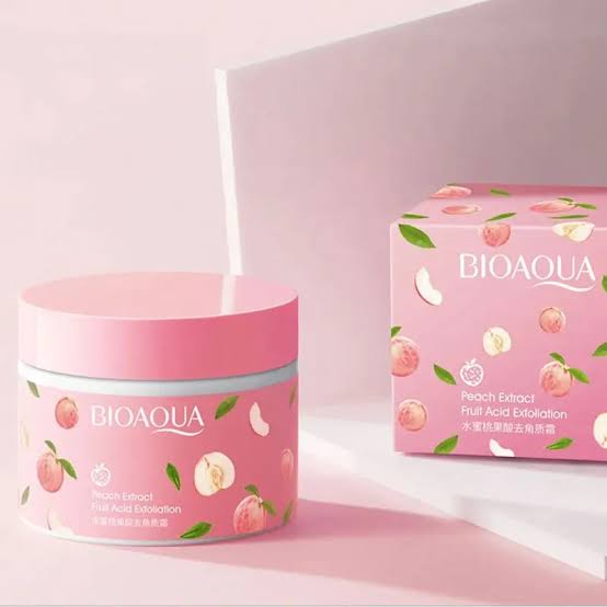 BioAqua Peach Extract Fruit Acid Exfoliating Face Gel Cream  (140g)