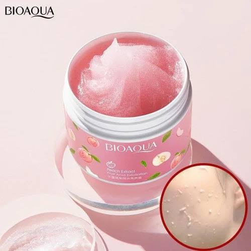 BioAqua Peach Extract Fruit Acid Exfoliating Face Gel Cream  (140g)