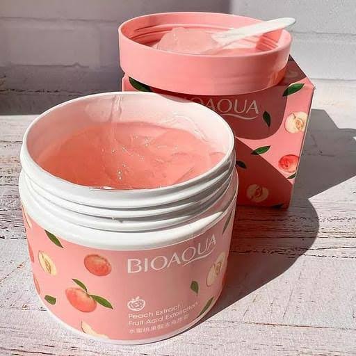 BioAqua Peach Extract Fruit Acid Exfoliating Face Gel Cream  (140g)